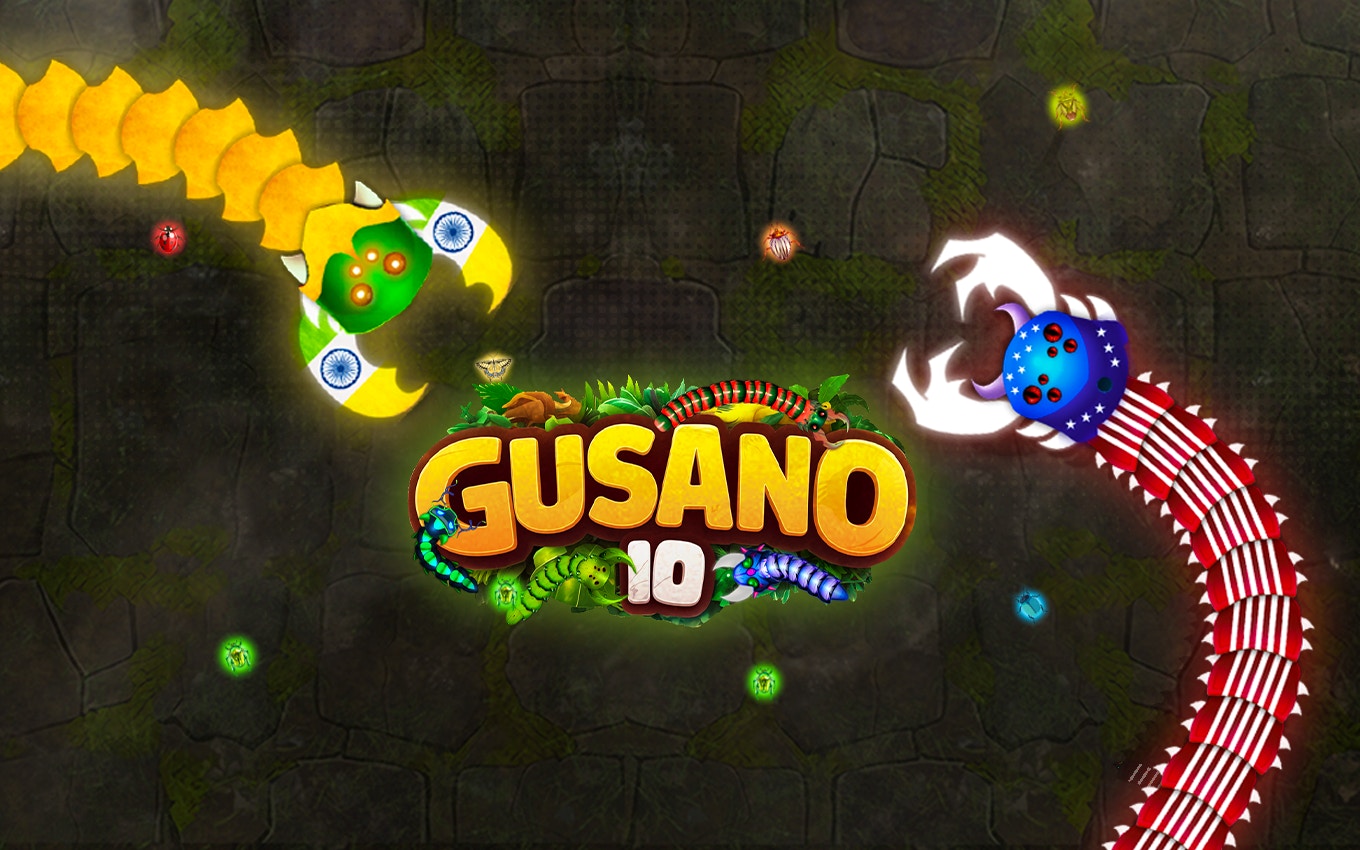 Enhanced Gusano.io Worms Snake Game