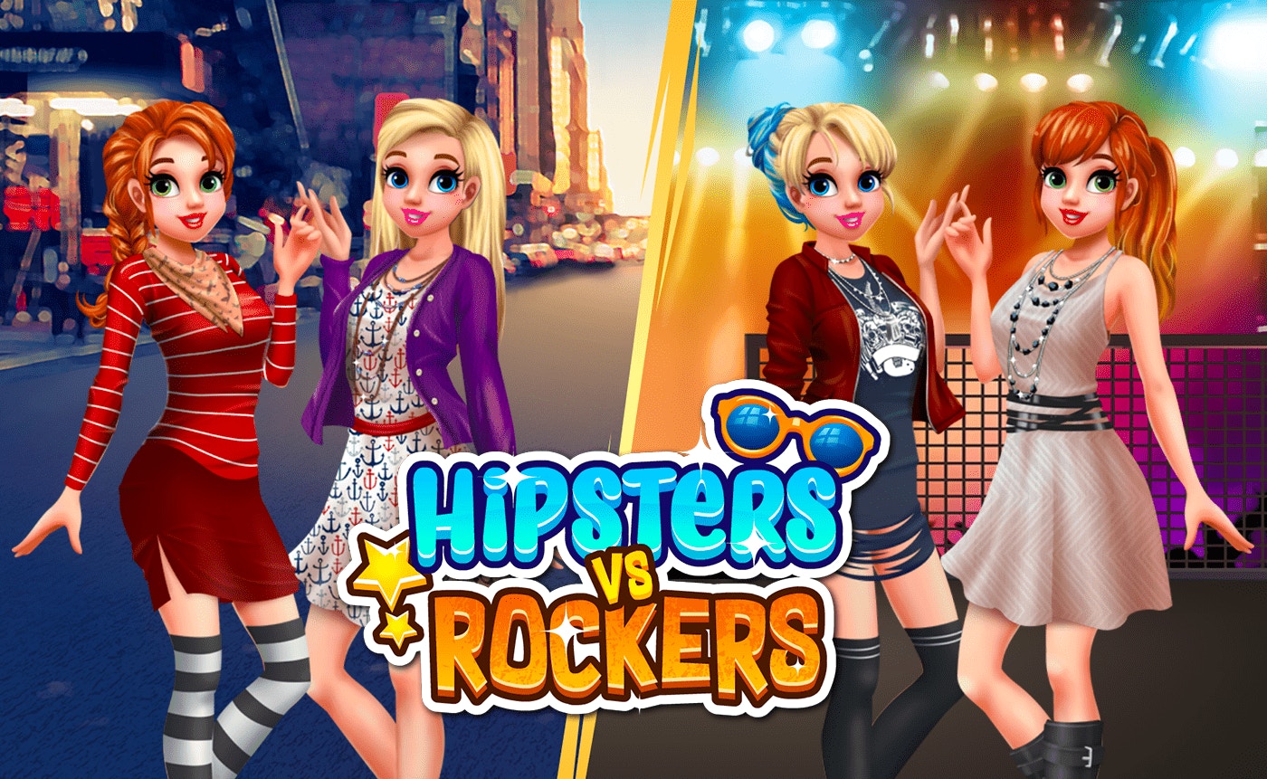 Advanced Hipsters vs Rockers