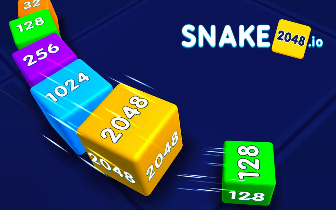 Snake 2048.io Plus